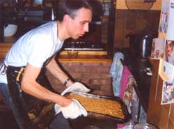 Andrew Green cooking at Suryodaya Andrew Green cooking at Suryodaya