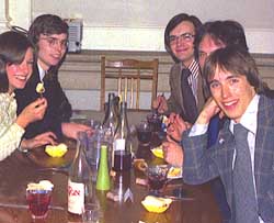 clockwise from left - Sue Duggan, Francis Wheen, Gareth Jones, Dave Peart, Andrew Green clockwise from left - Sue Duggan, Francis Wheen, Gareth Jones, Dave Peart, Andrew Green