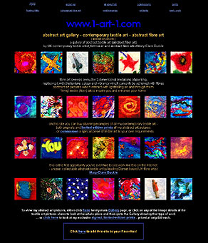 www.1-art-1.com, one of the sites I've designed - click here to visit the site