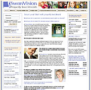 www.SwanVision.co.uk, one of the sites I've designed - click here to visit the site (opens in a new window)
